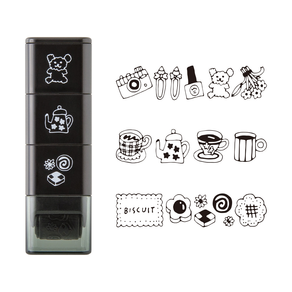 T-655 | MIDORI Paintable Stamp Roller 浸透印 (主題圖案)