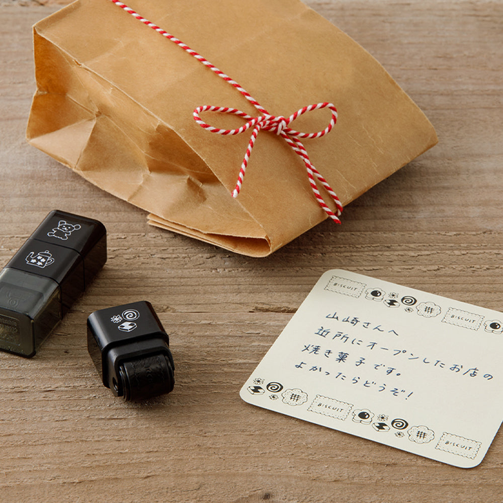T-655 | MIDORI Paintable Stamp Roller 浸透印 (主題圖案)