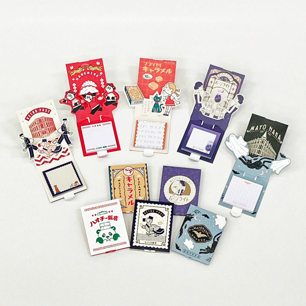 T-757 | shikisaisai x on1toy 復古郵便系列 La KULA 立體便利貼