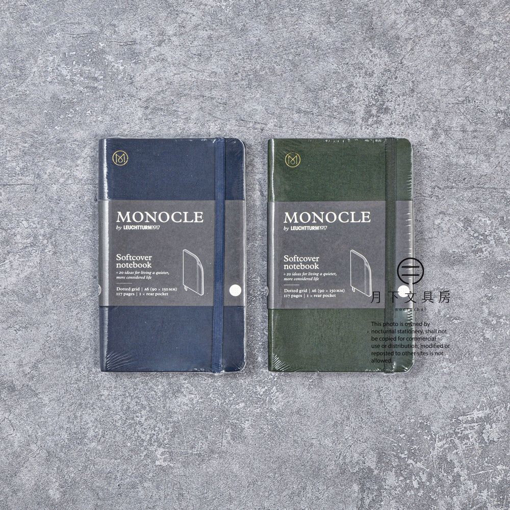 B-186 | LEUCHTTURM1917 x MONOCLE A6 布面筆記本 (點陣)
