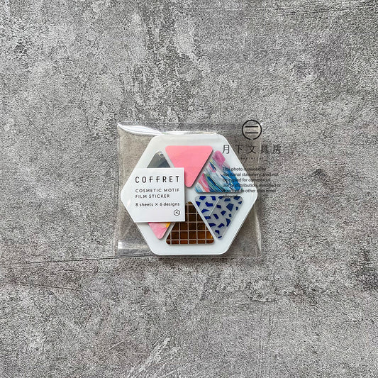 S-128 | HITOTOKI COFFRET Triangle 薄膜貼紙 (粉色)