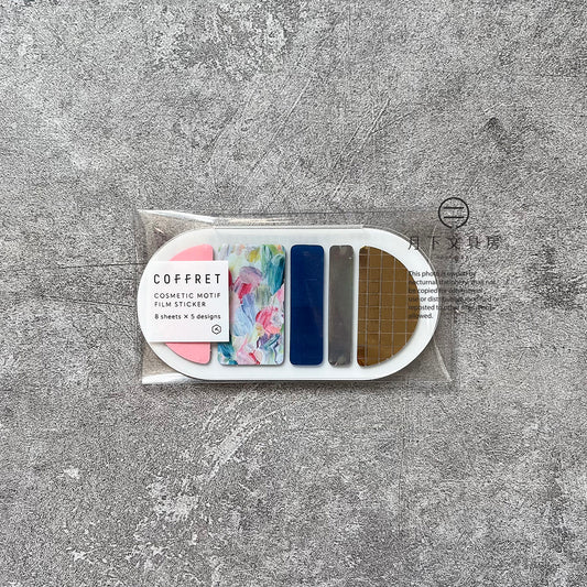 S-134 | HITOTOKI COFFRET Round 薄膜貼紙 (粉色)