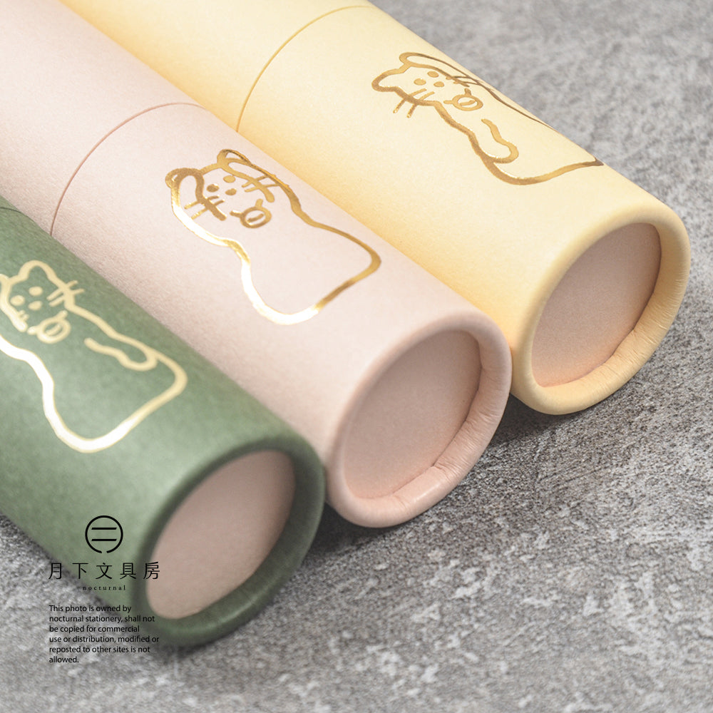 S-210 | 大成紙器製作所 POCHI-PON 迷你紙筒 (招財貓)