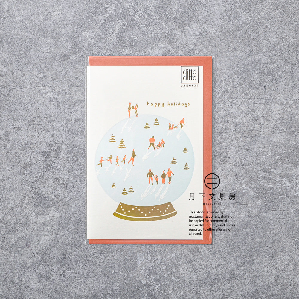 S-262 | ditto ditto 聖誕卡 (christmas globe)