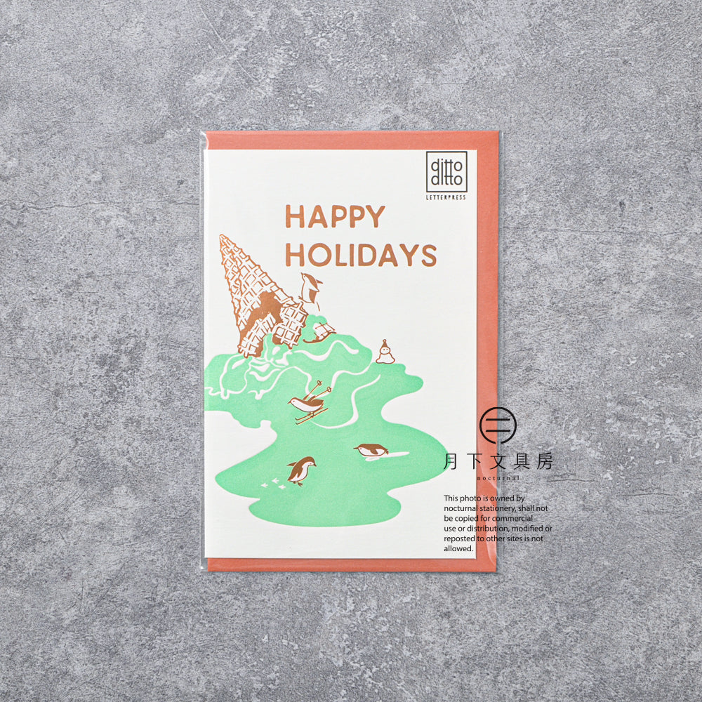 S-263 | ditto ditto 聖誕卡 (penguin in the ice-cream land)