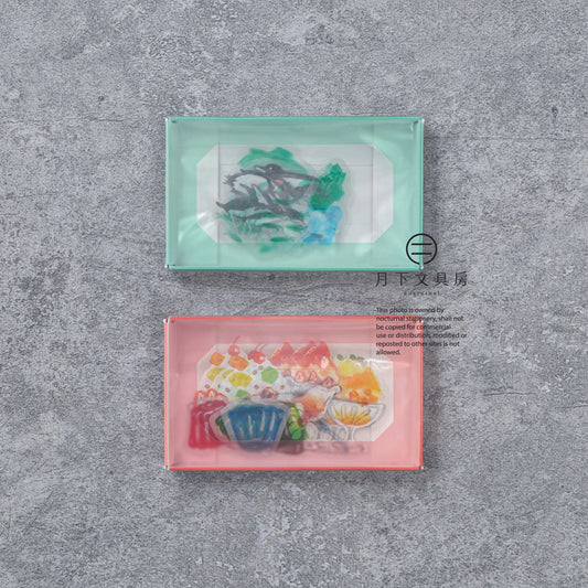 S-312 | GREEN FLASH KOHAKU 透明薄片貼紙