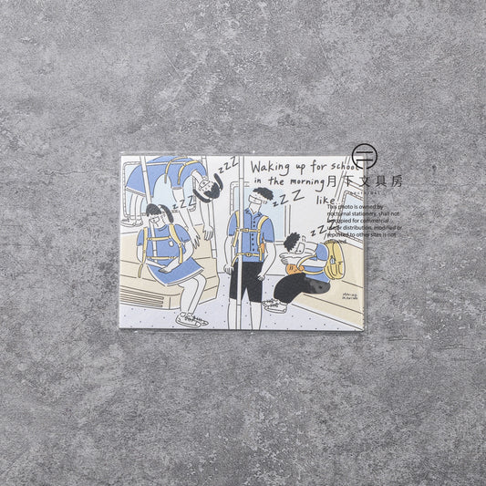 S-320 | MOVING DRAWING《地下鐵碰著妳我他》A6 明信片 (第一彈)