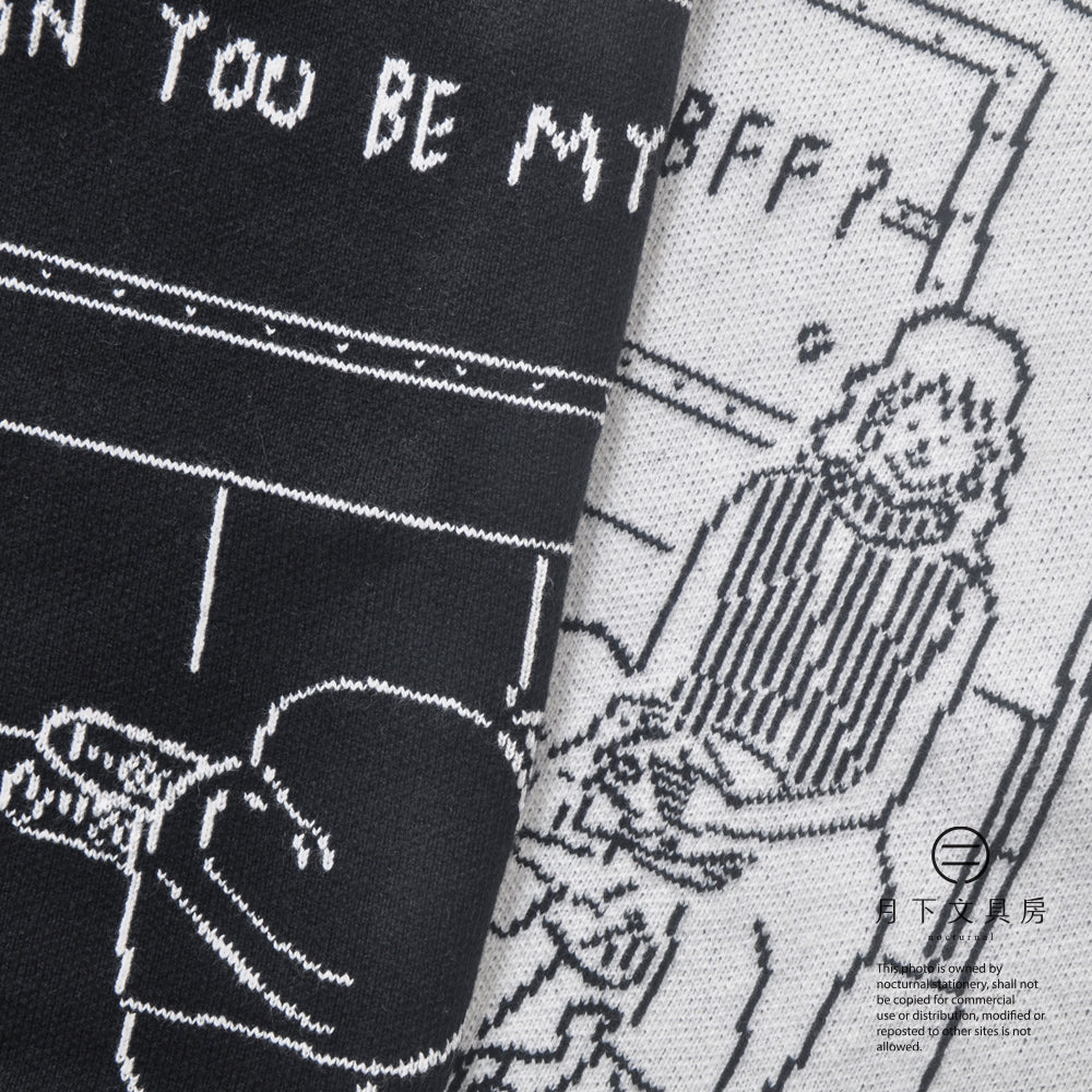 S-323 | MOVING DRAWING "CAN YOU BE MY BFF?" 手提棉袋
