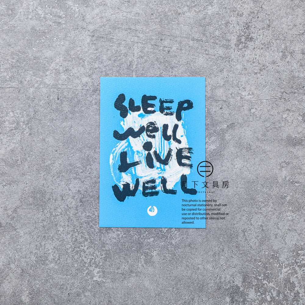 S-482 | 八八木 HOW are you 明信片 (SLEEP WELL LIVE WELL)