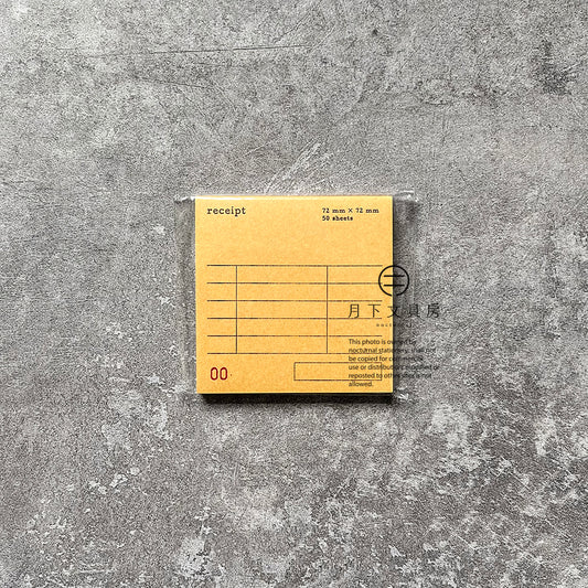 T-302 | CLASSIKY x drop around 收據便箋