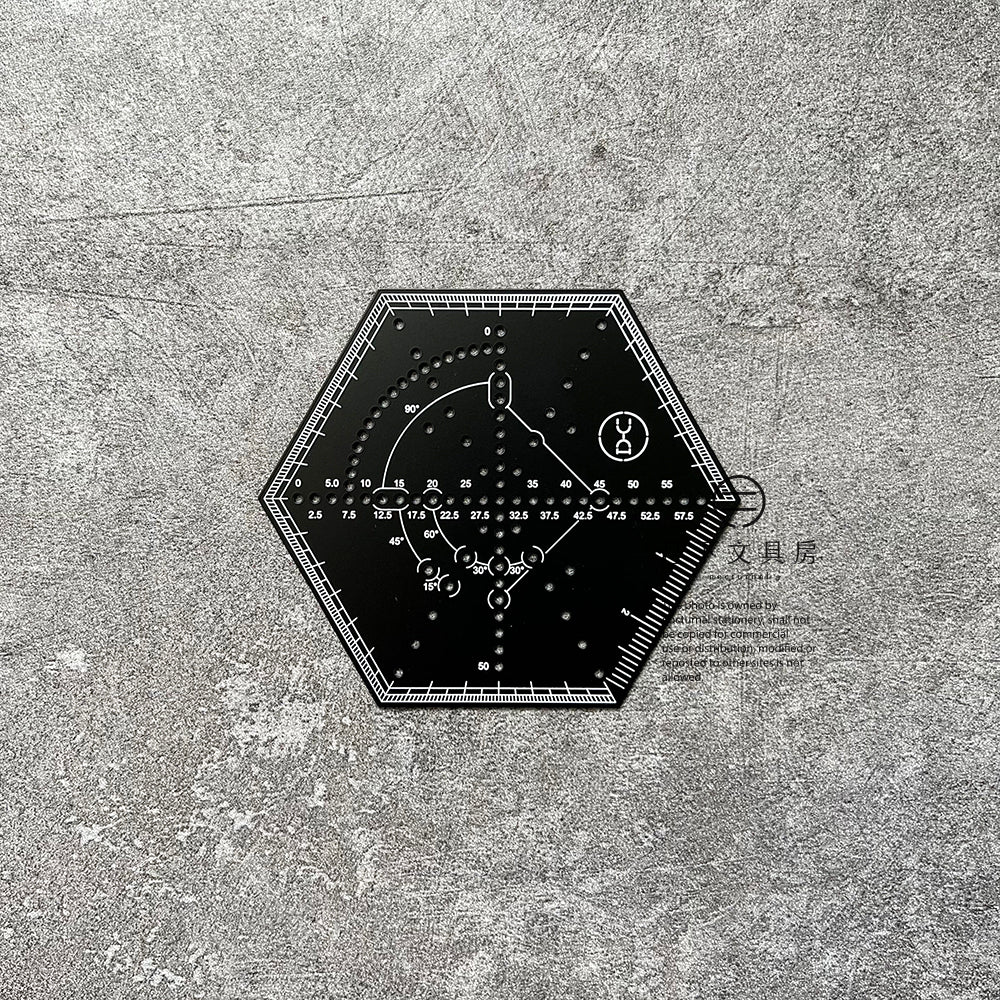 T-335 | YUAN DESIGN STUDIO Hexagonal Ruler (點尺)