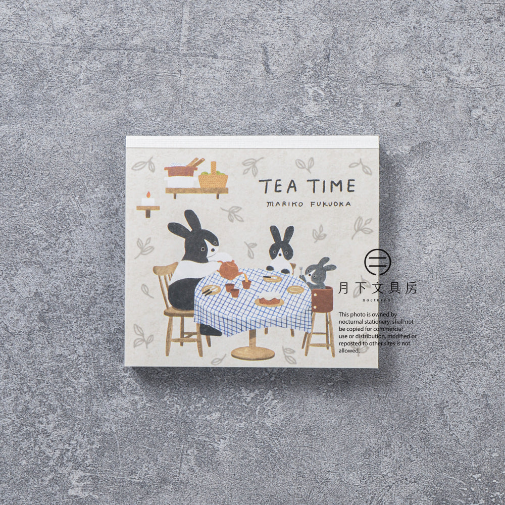 T-723 | 表現社 x 福岡麻利子 特厚便條本 (TEA TIME)