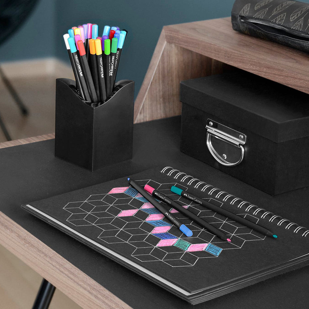 P-39 | FABER-CASTELL Black Edition 極軟油性木顏色 (12色組)