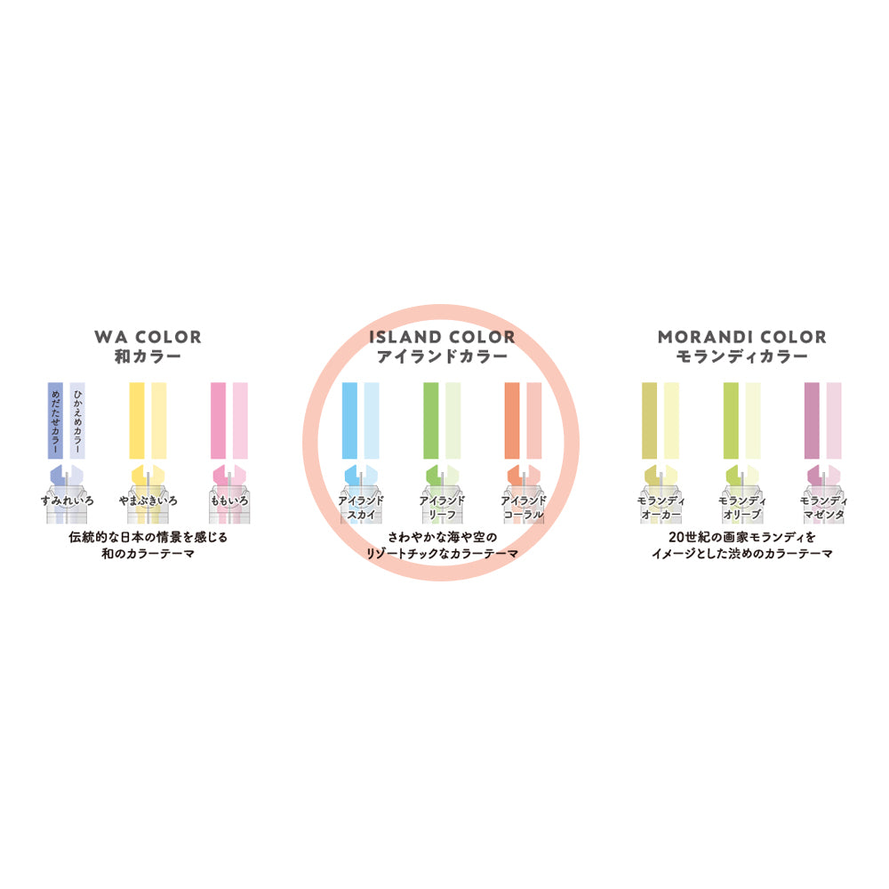P-111A | KOKUYO Mark+獨角仙限定色螢光筆 (海島)