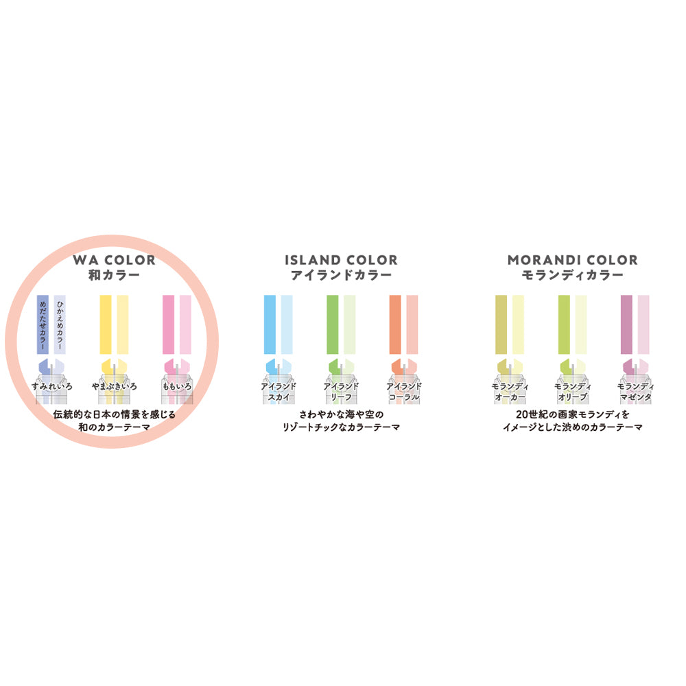 P-111B | KOKUYO Mark+獨角仙限定色螢光筆 (和風)