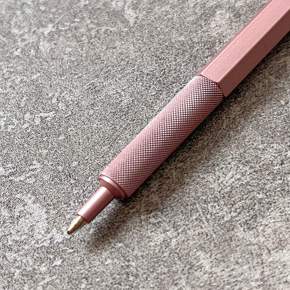 P-150 | ROTRING 600系列 鉛芯筆 0.5mm / 原子筆 特別版 (玫瑰金)