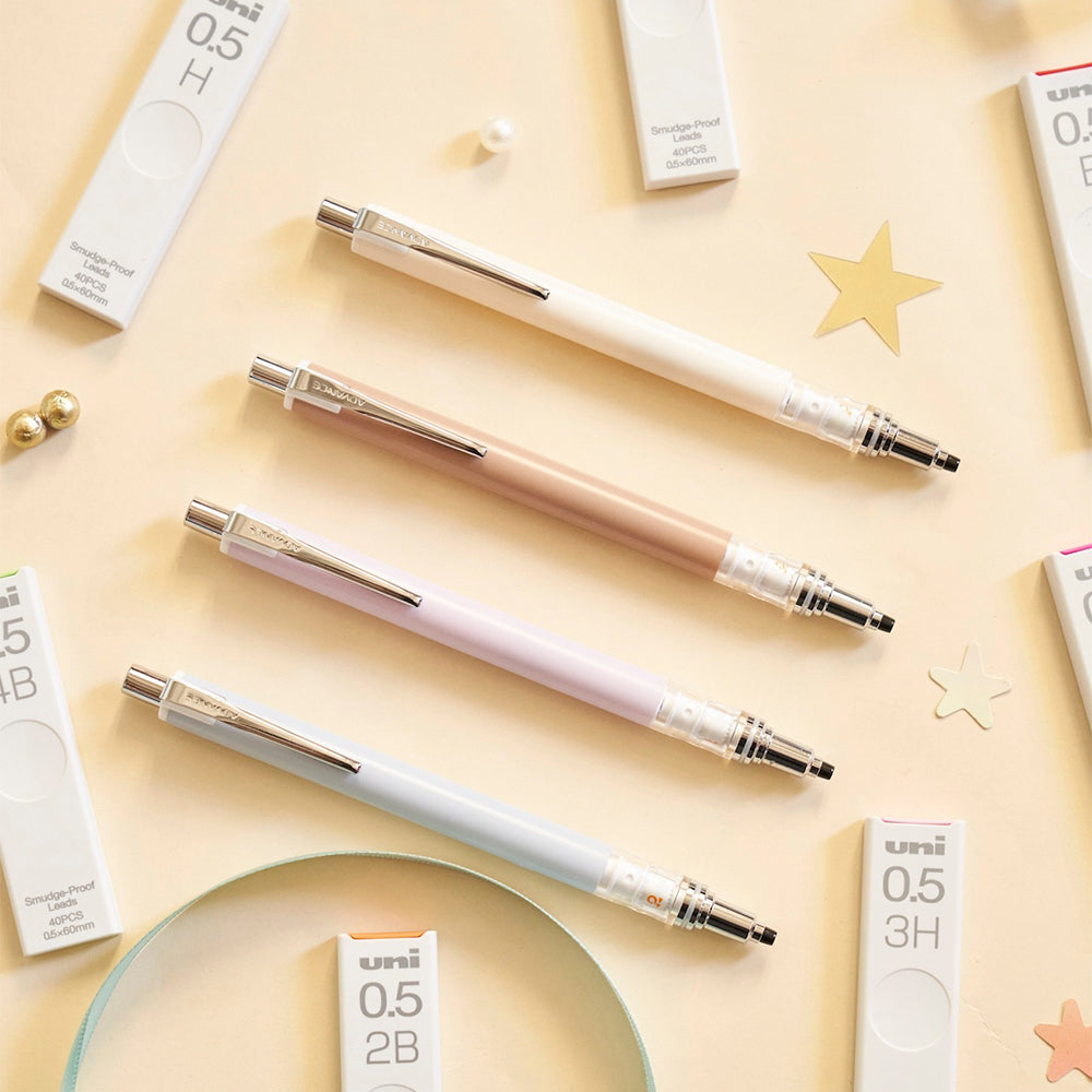 P-158 | UNI KURU TOGA ADVANCE 旋轉鉛芯筆 柔色限定版 0.3mm / 0.5mm