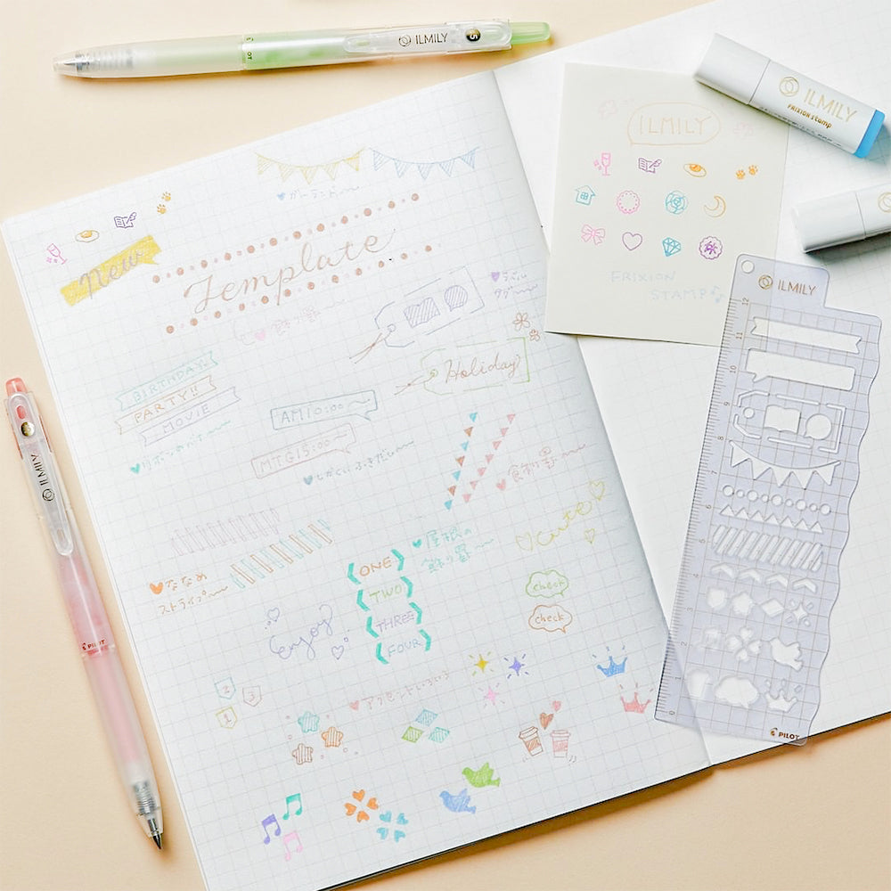 T-185 | PILOT ILMILY 淡色系列 限量版可擦式印章