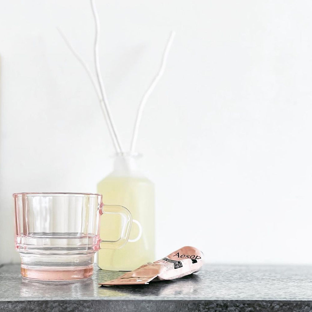 S-50 | HMM W Glass 手工玻璃杯 300ml (粉紅限定)