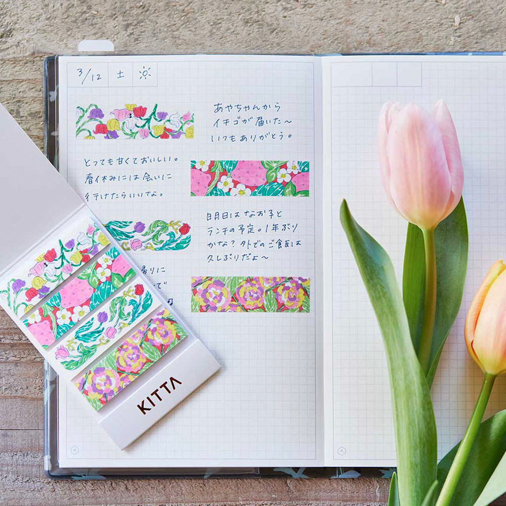 S-68 | KITTA 隨身手帳貼 (植物)