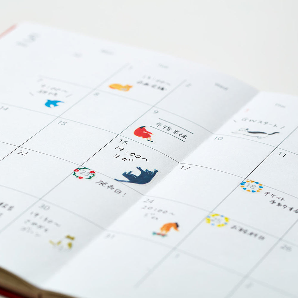 S-89 | KITTA SEAL 隨身手帳貼 (花卉)