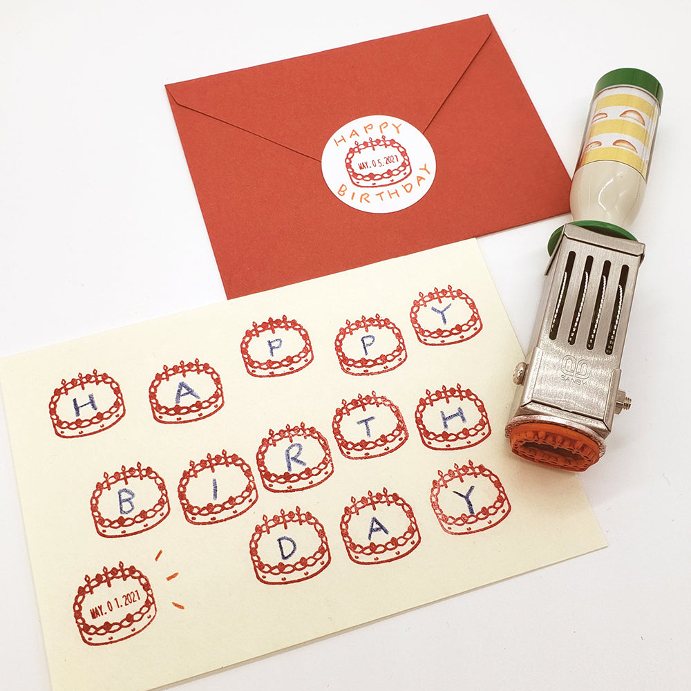 T-141 | SANBY x TOMIKOHAN 印章 (生日蛋糕)