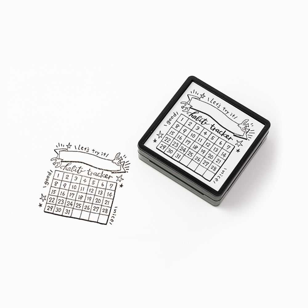 T-116 | MIDORI Paintable Stamp 浸透印 (習慣紀錄)