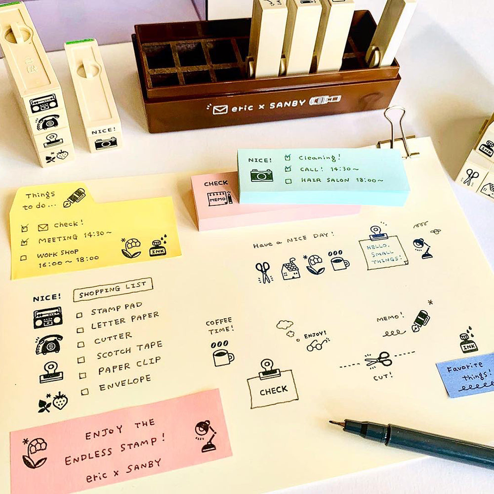 T-123 | SANBY x eric ENDLESS STAMP 連結印章
