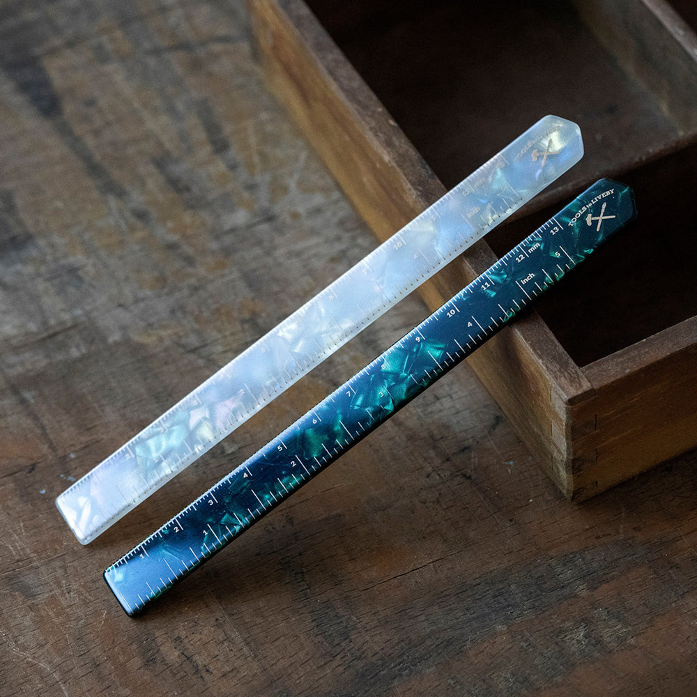 T-135A | TOOLS to LIVEBY 復古鏡框尺 (白)