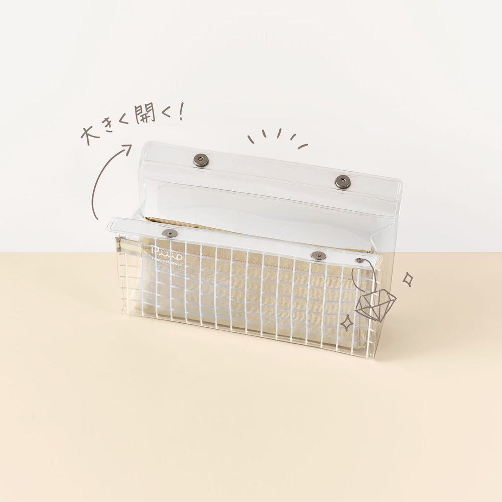 T-140D | KOKUYO Piiip 收納筆袋 (奶茶色)