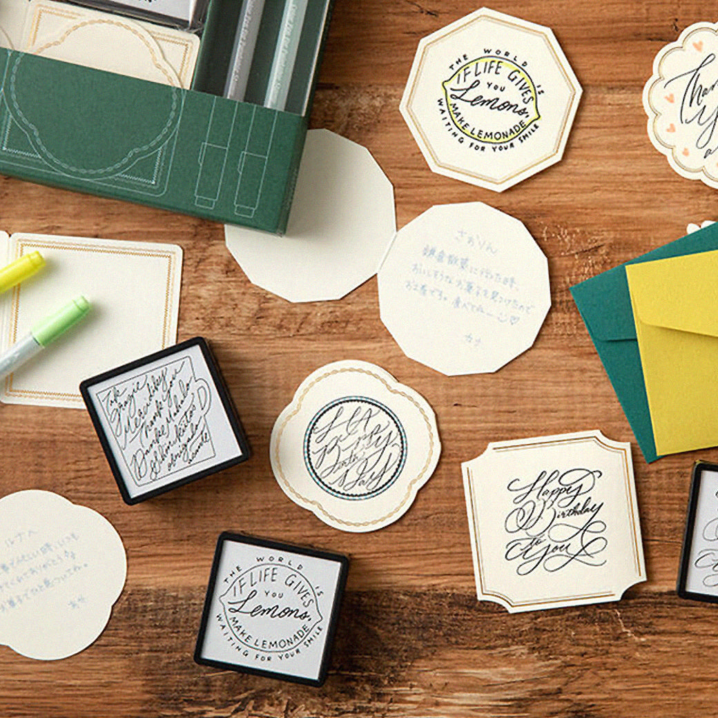 T-170C | MIDORI 浸透印套裝 70周年限定版 (檸檬)