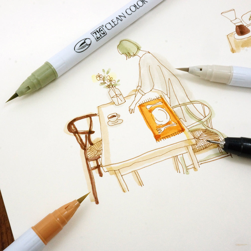 P-77C | KURETAKE ZIG Clean Color Real Brush 限定版 (ナチュラルなきぶん)