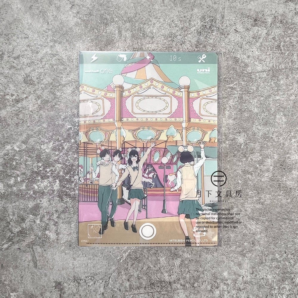 P-166 | UNI uni-ball one 中性筆 日本校園生活 插畫師聯乘限定版 0.38mm