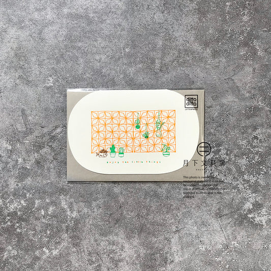 S-34A | ditto ditto window flower 系列心意卡 (enjoy the little things)