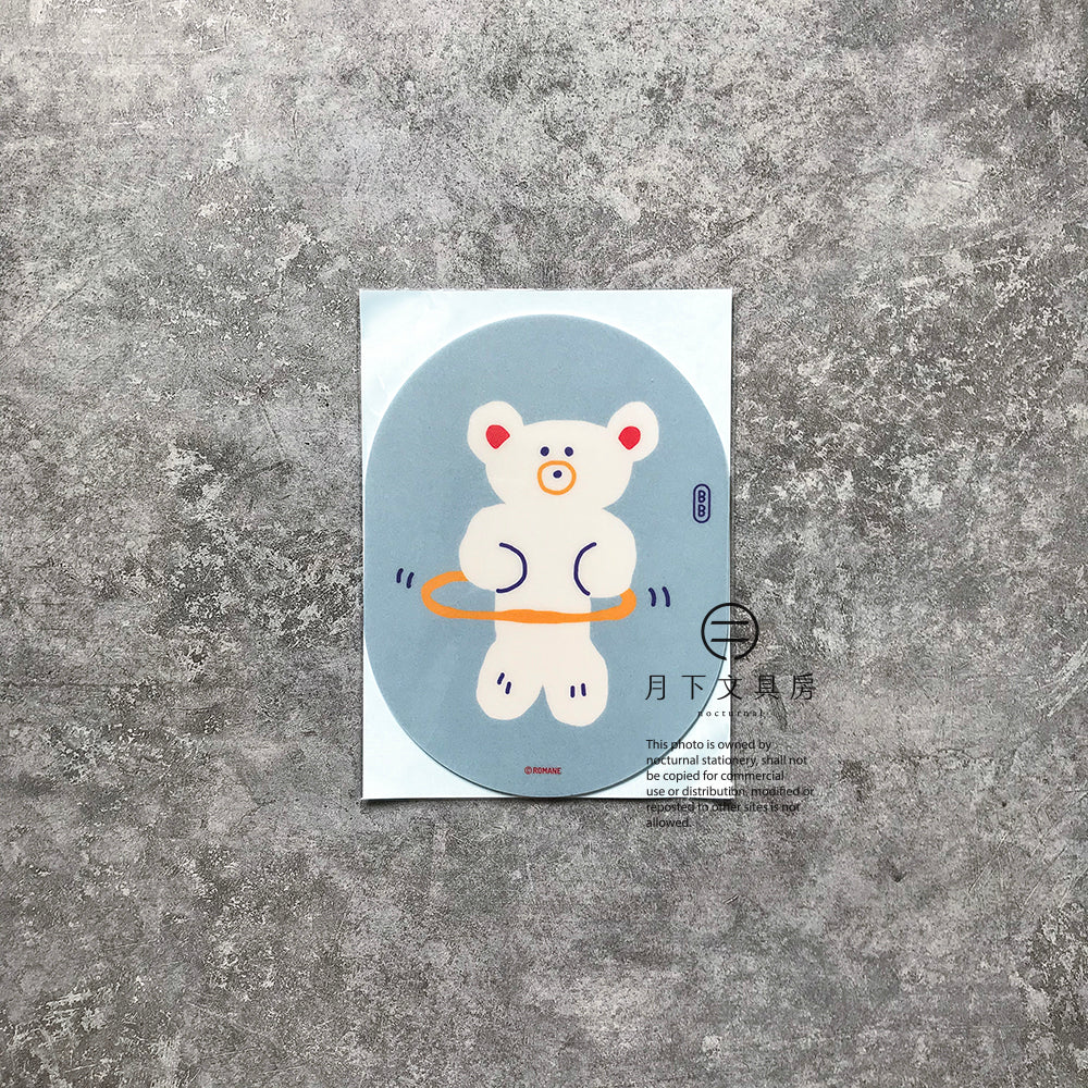 T-119C | ROMANE Brunch Brother 滑鼠墊 (HOLA BEAR)