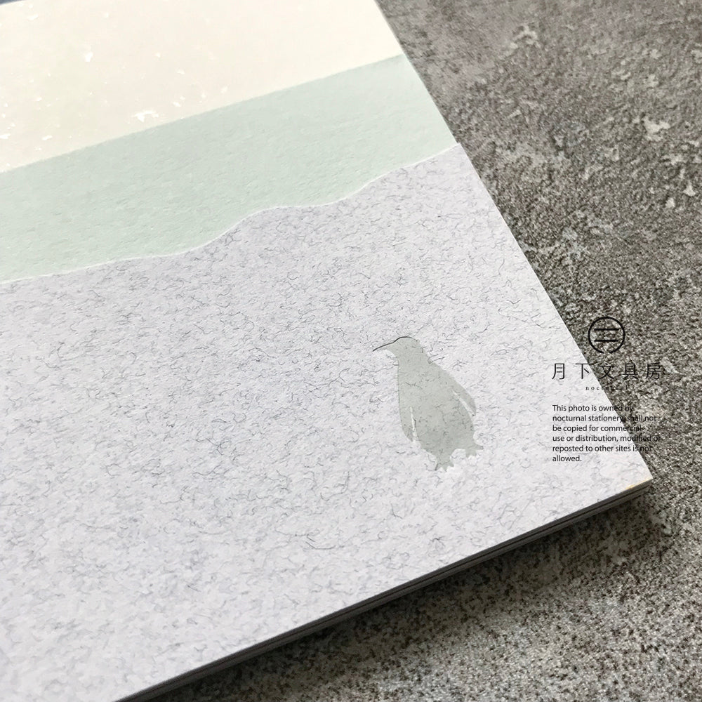 T-133C | ditto ditto a Day with Cloud 高級書寫紙套裝 (polar bear x penguin)