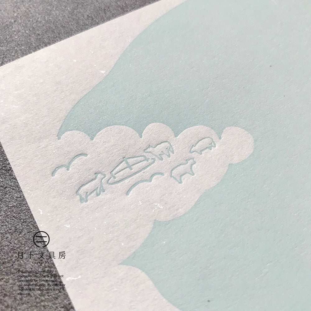 T-134B | ditto ditto 一筆箋便條紙 (cloud)
