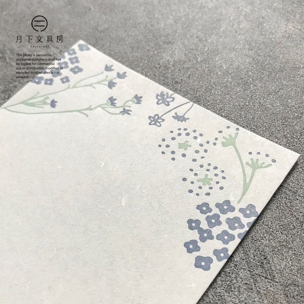 T-134C | ditto ditto 一筆箋便條紙 (floral)