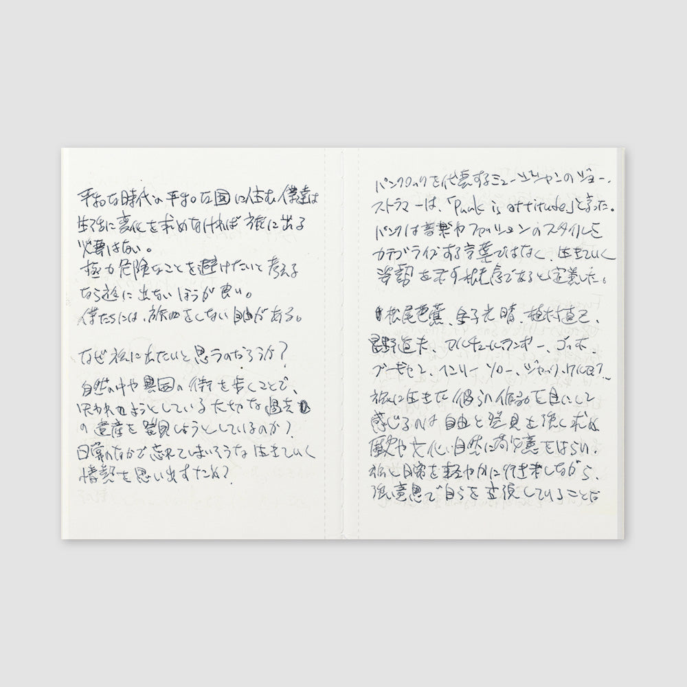 B-243 | TRAVELER'S COMPANY TRAVELER'S notebook [005] 輕量紙無地筆記本 (Passport Size)