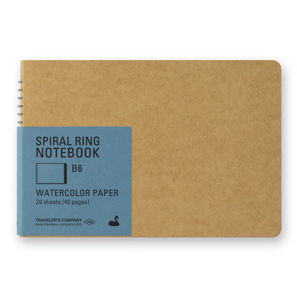 B-255 | TRAVELER'S COMPANY SPIRAL RING NOTEBOOK B6 水彩紙筆記本