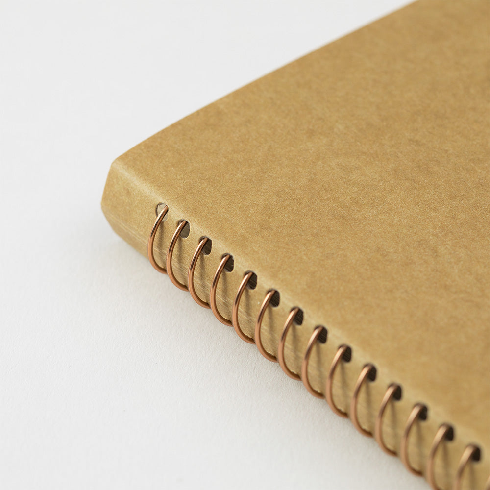 B-256 | TRAVELER'S COMPANY SPIRAL RING NOTEBOOK B6 DW牛皮紙筆記本