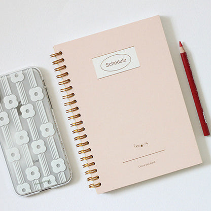 B-261 | CIRCUS BOY BAND Schedule 線圈手帳 (Pink)