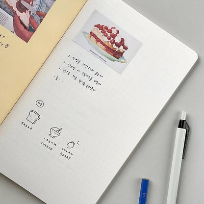 B-264 | CIRCUS BOY BAND Note 線裝筆記本 (linnen Yellow)