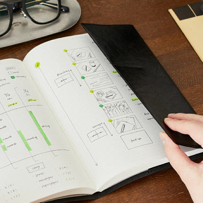 B-267 | STALOGY 365DAYS A5 NOTEBOOK 專用功能書套 (皮革紙限定版)