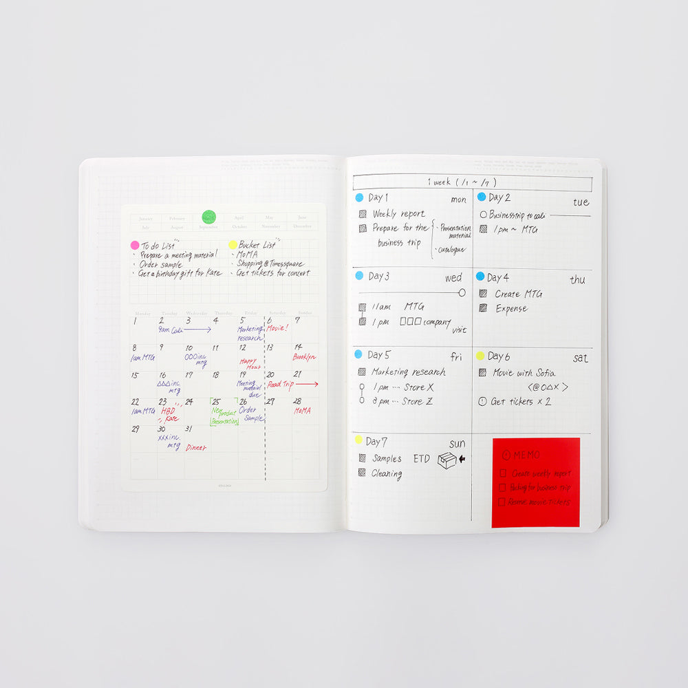 B-268 | STALOGY 365DAYS A5 NOTEBOOK (2026年度限定版)