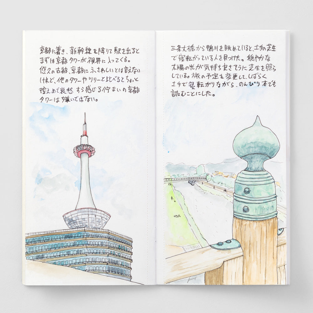 B-275 | TRAVELER'S COMPANY TRAVELER'S notebook [027] 水彩紙筆記本 (Regular Size)