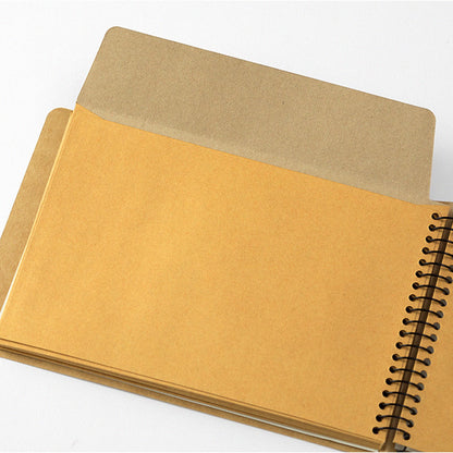 B-280 | TRAVELER'S COMPANY SPIRAL RING NOTEBOOK B6 窗口信封收納本