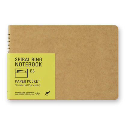 B-281 | TRAVELER'S COMPANY SPIRAL RING NOTEBOOK B6 口袋收納本