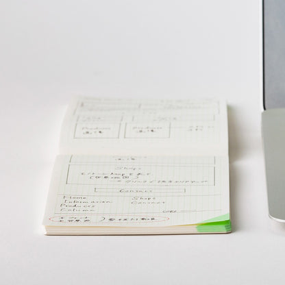 B-69A | CRAFT DESIGN TECHNOLOGY Desk Note 筆記本 L (白綠色)
