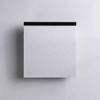 B-90 | YUAN DESIGN STUDIO Graph Paper 筆記本 (1/4 Circle)